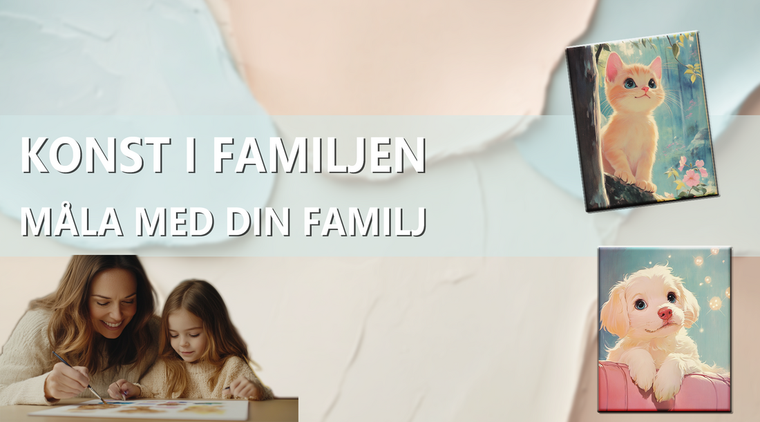 Måla med familjen – en konstnärlig resa tillsammans 🖼️👨👩👧
