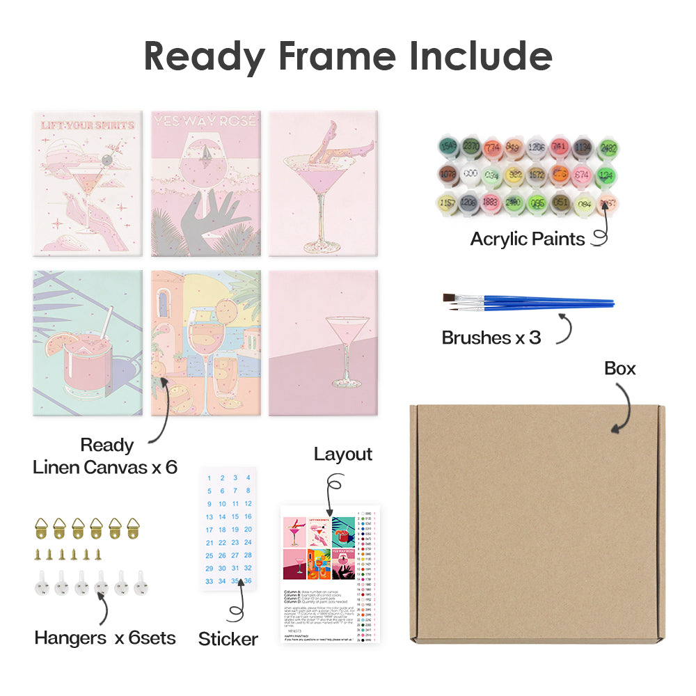 Sensuell Glöd – Måla efter nummer