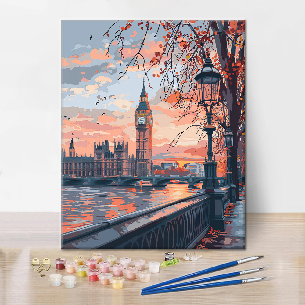 London - Måla Efter Siffror