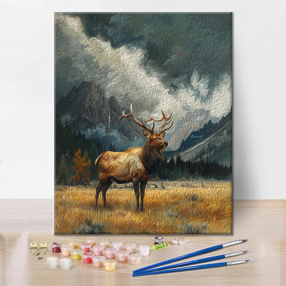 Stag - Måla Efter Siffror