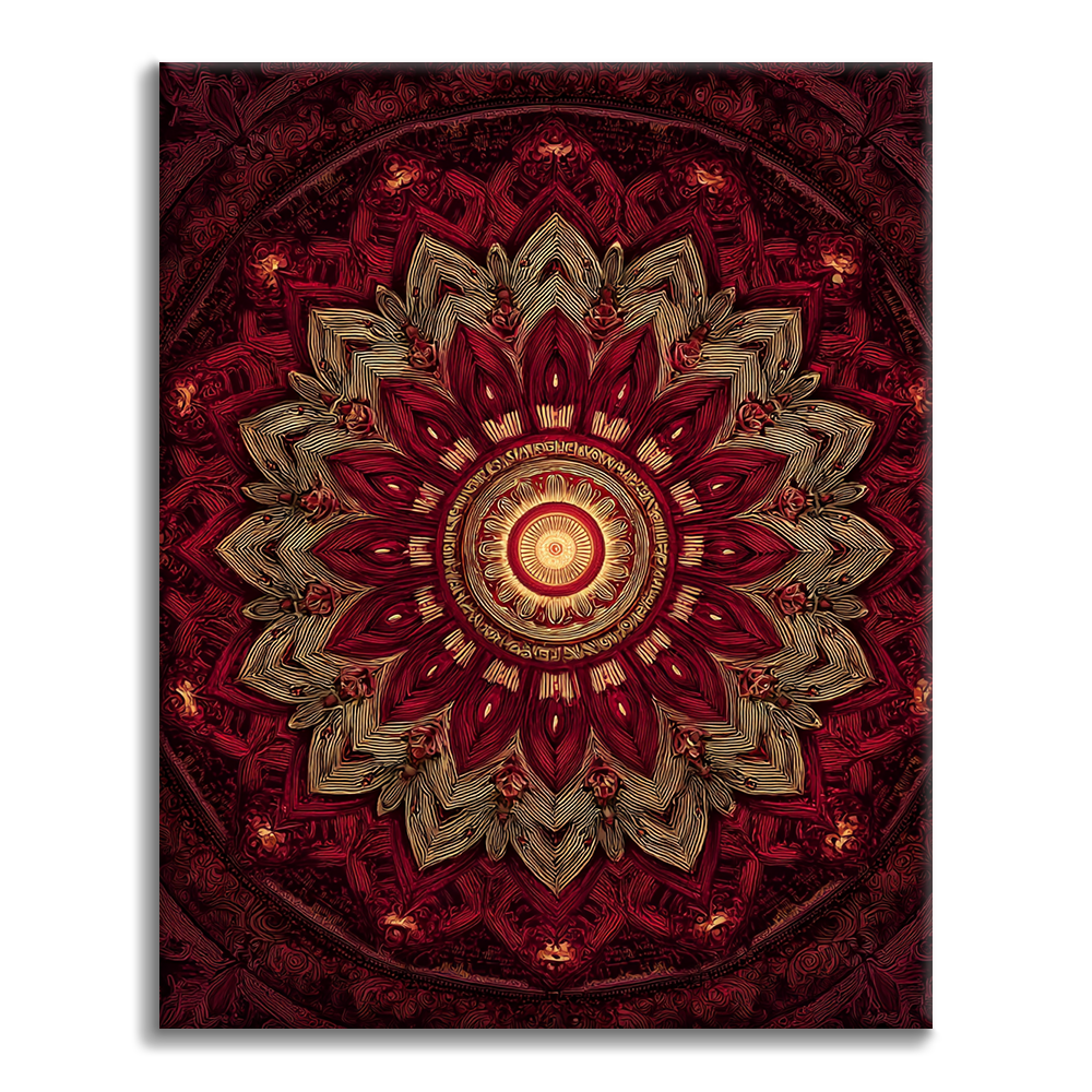 Celestial Mandala - Måla efter siffror