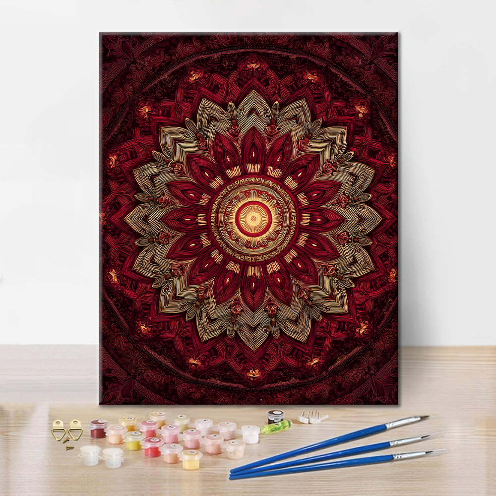 Celestial Mandala - Måla efter siffror