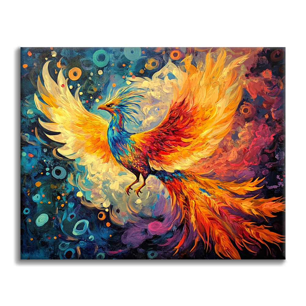 Phoenix Reborn - Måla efter siffror