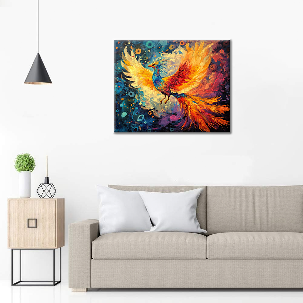 Phoenix Reborn - Måla efter siffror