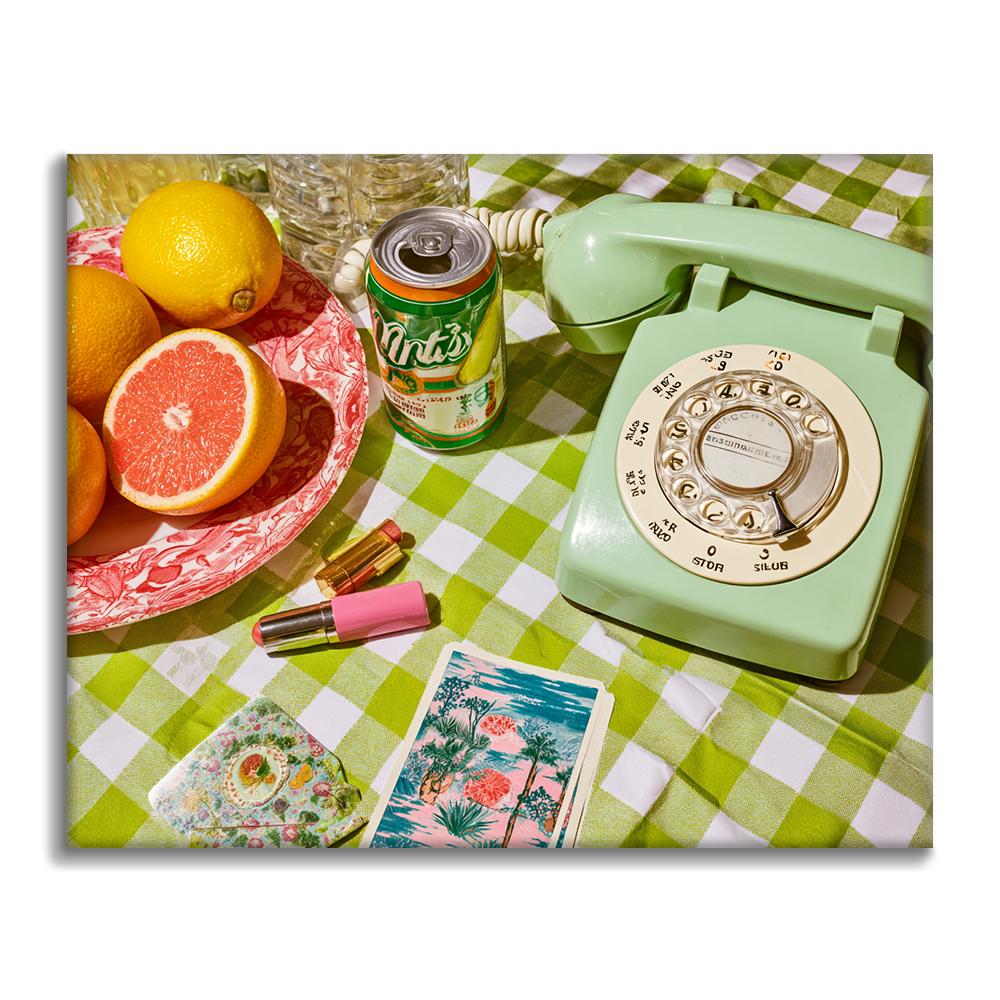 Retro Telefon - Måla efter siffror