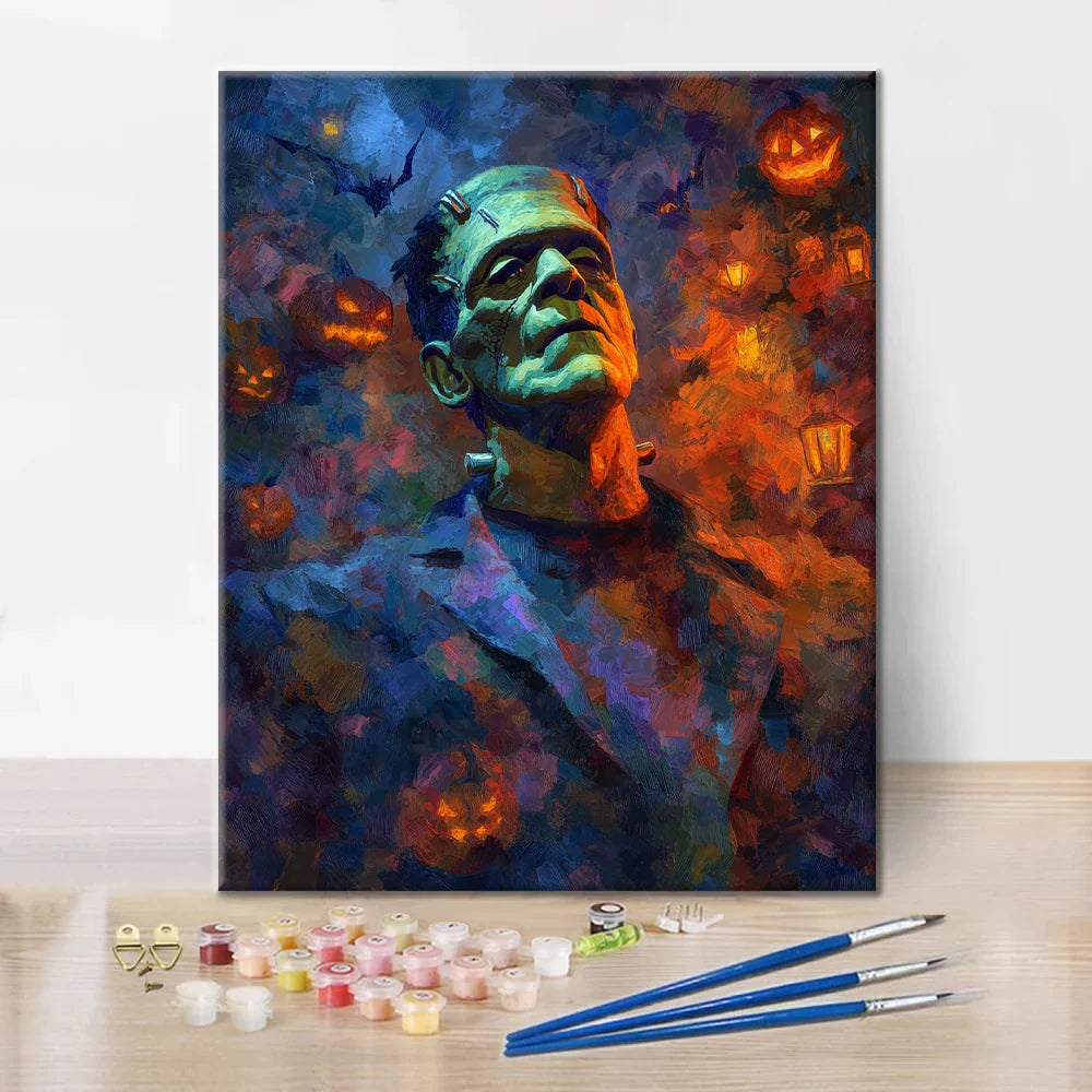 Frankenstein - Måla efter siffror