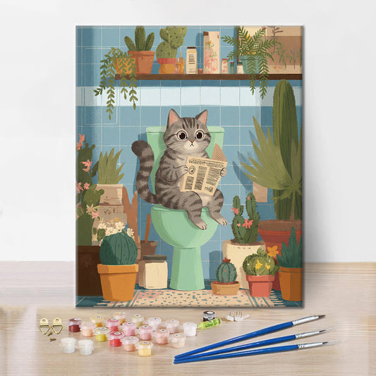 Kitty Läser - Måla efter siffror