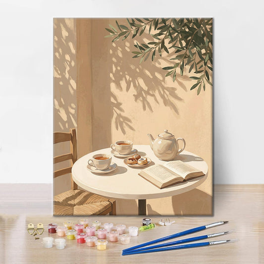 Tysta stunder - Måla efter siffror