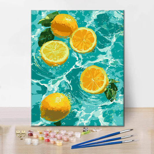 Citrus Radiance – Måla efter siffror