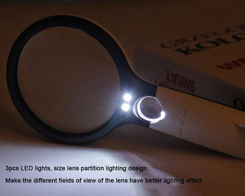 Förstoringsglas Med LED-Ljus