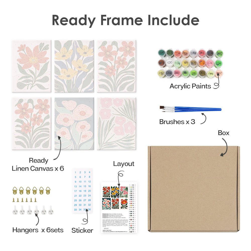 Botanisk Nyck – Måla efter nummer