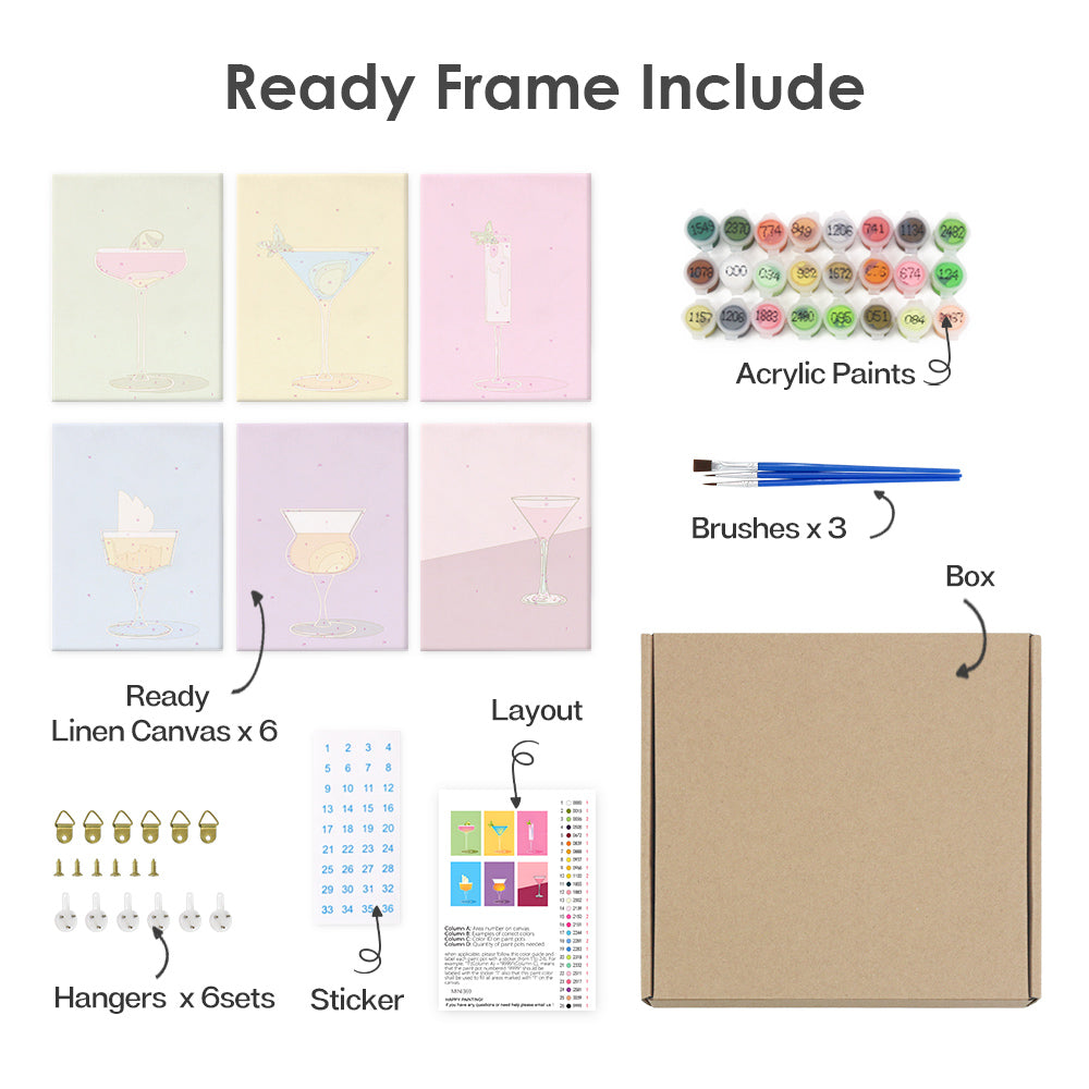 Flytande Konst – Måla efter nummer