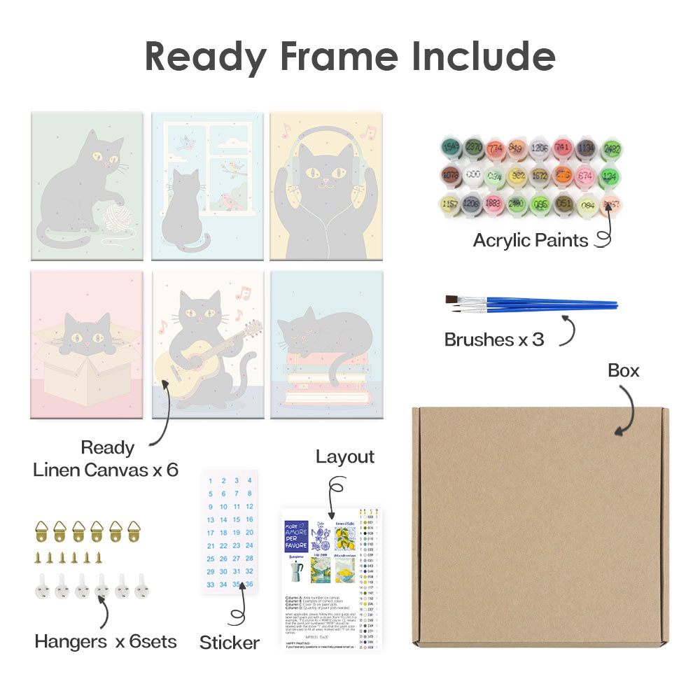 Avkopplande liv - Måla efter nummer