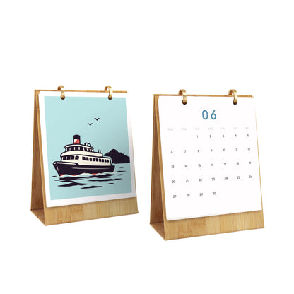 Vintage Travel-2027 Måla efter siffror-kalender