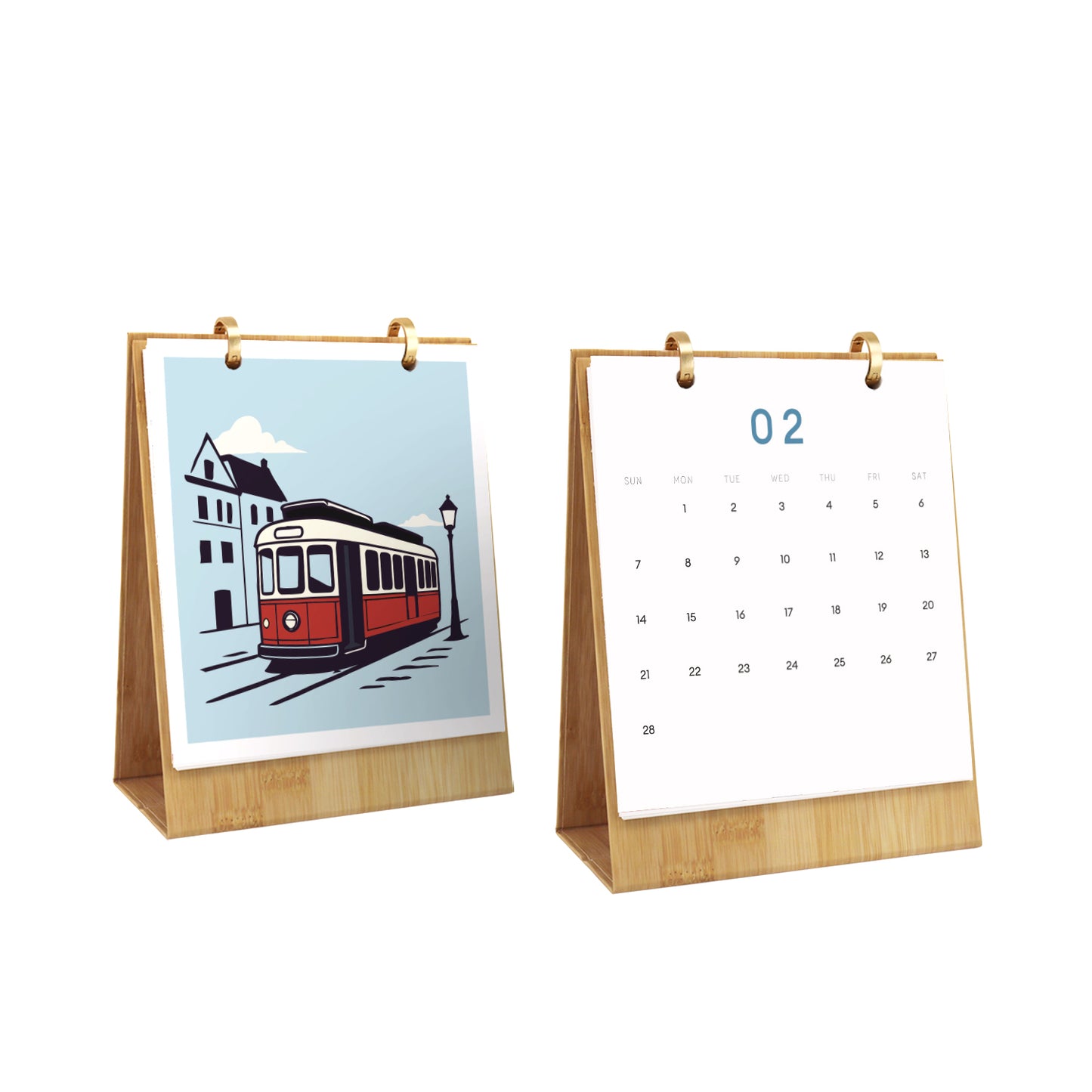 Vintage Travel-2027 Måla efter siffror-kalender