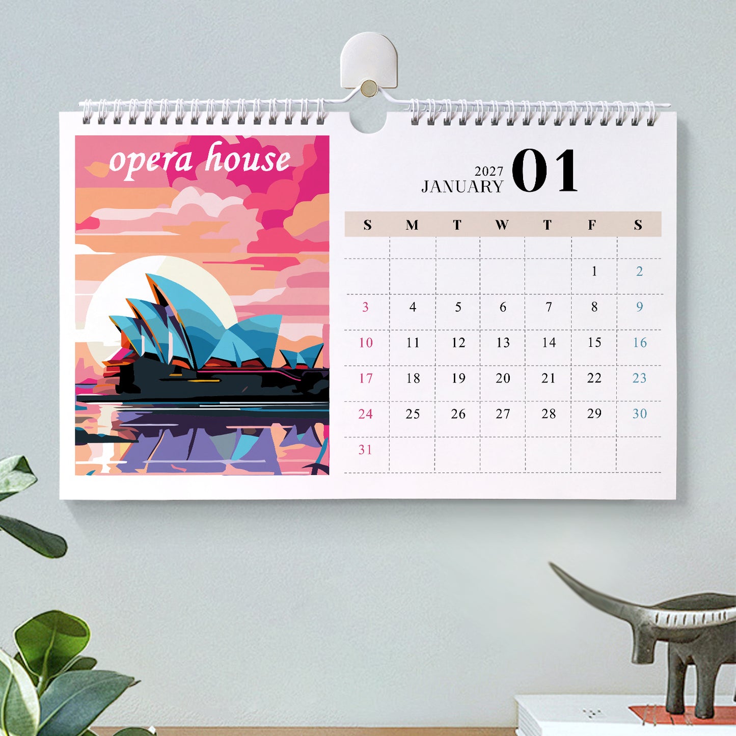 Stad-2027 Måla efter siffror-kalender