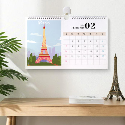 Stad-2027 Måla efter siffror-kalender