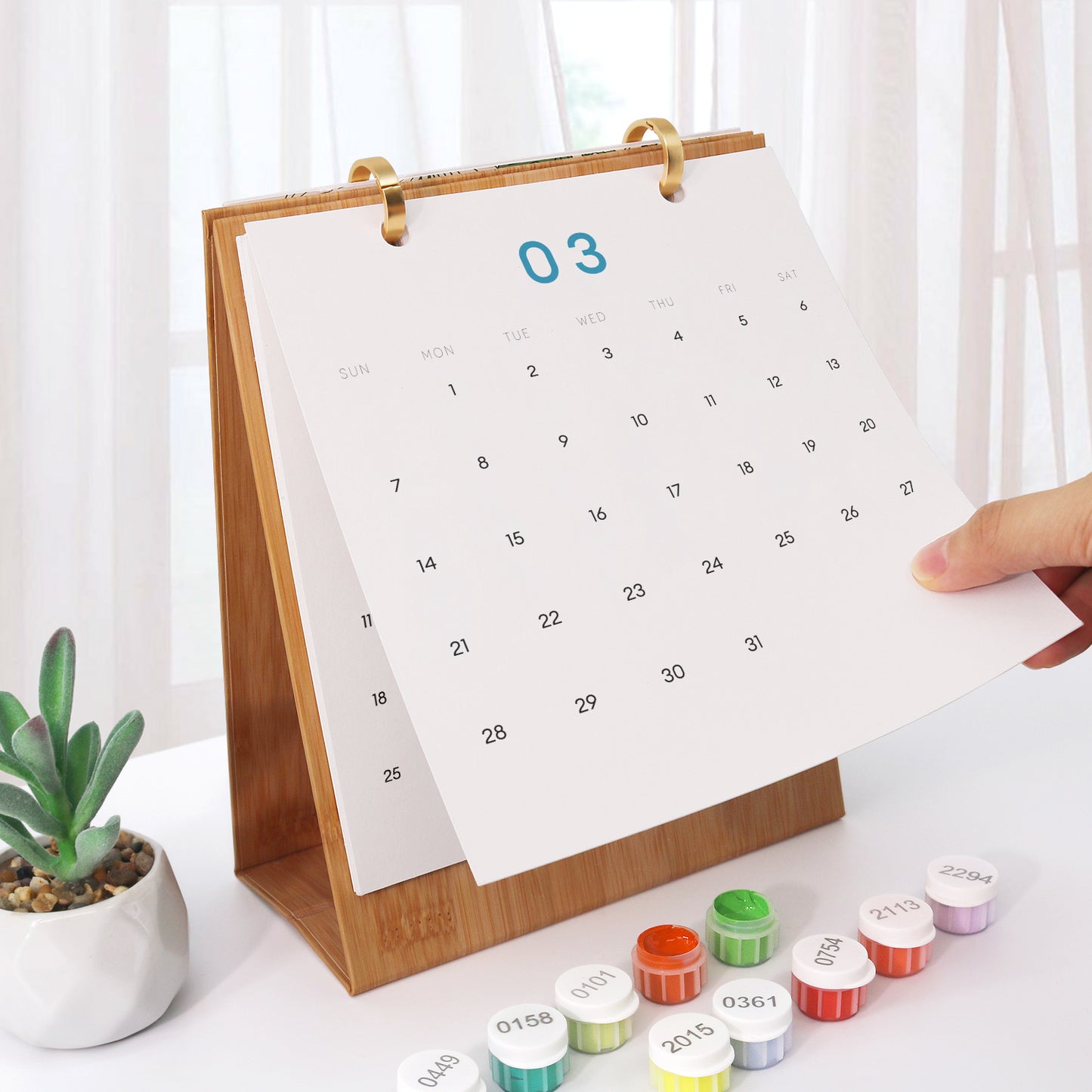 Världsresor-2027 Måla efter siffror-kalender