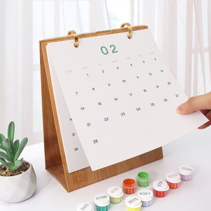 Växter-2027 Måla efter siffror-kalender