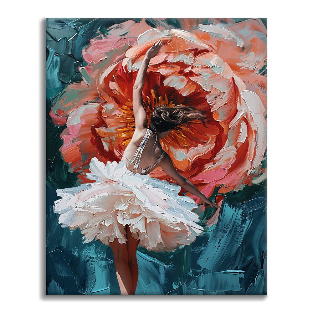 Ballerina - Måla Efter Siffror