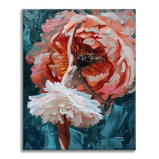 Ballerina - Måla Efter Siffror
