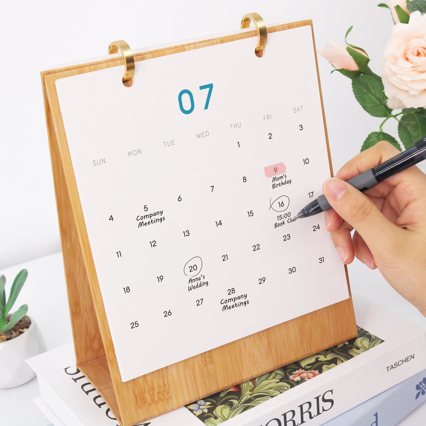Världsresor-2027 Måla efter siffror-kalender