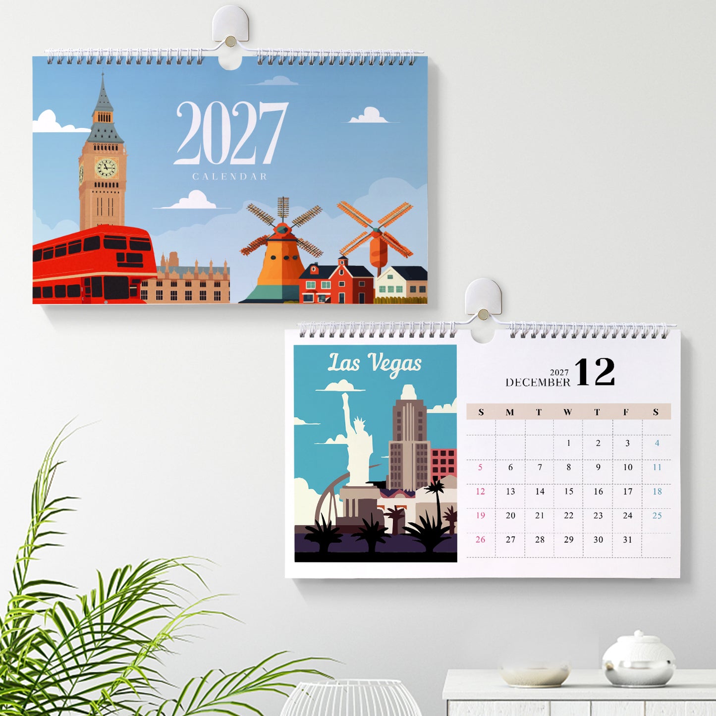 Stad-2027 Måla efter siffror-kalender