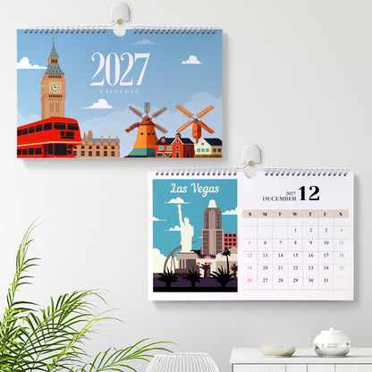 Stad-2027 Måla efter siffror-kalender