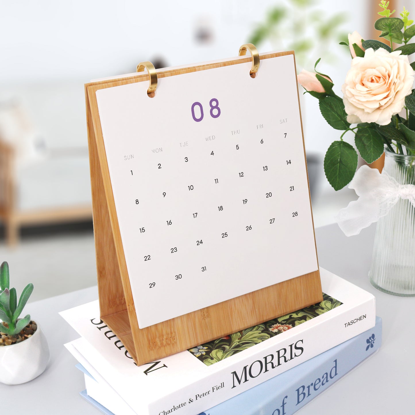 Blommor-2027 Måla efter siffror-kalender