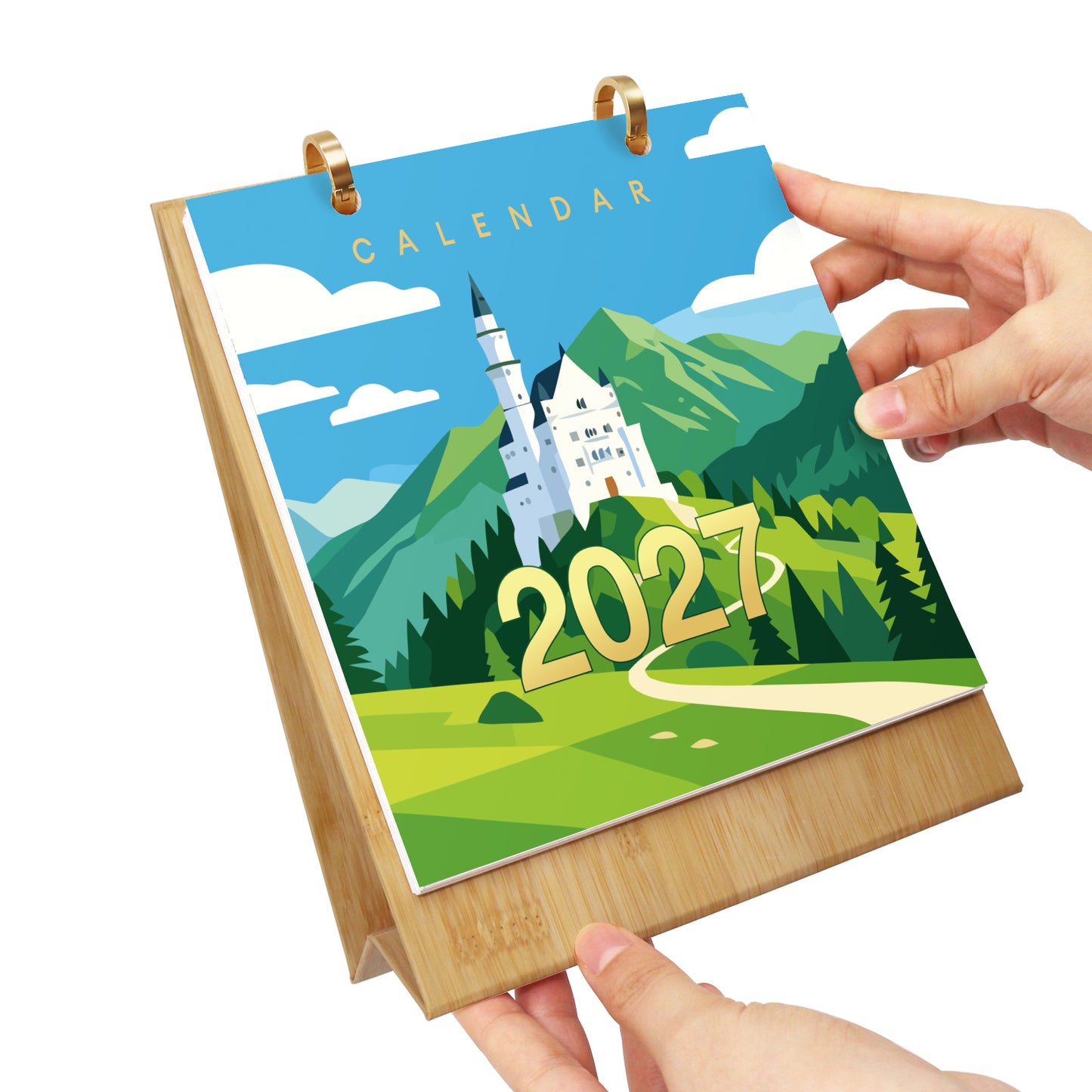 Resor-2027 Måla efter siffror-kalender