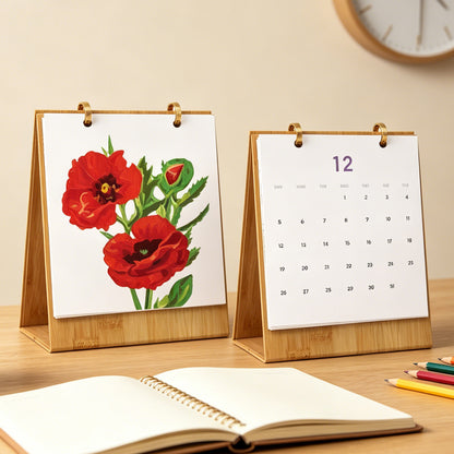 Blommor-2027 Måla efter siffror-kalender
