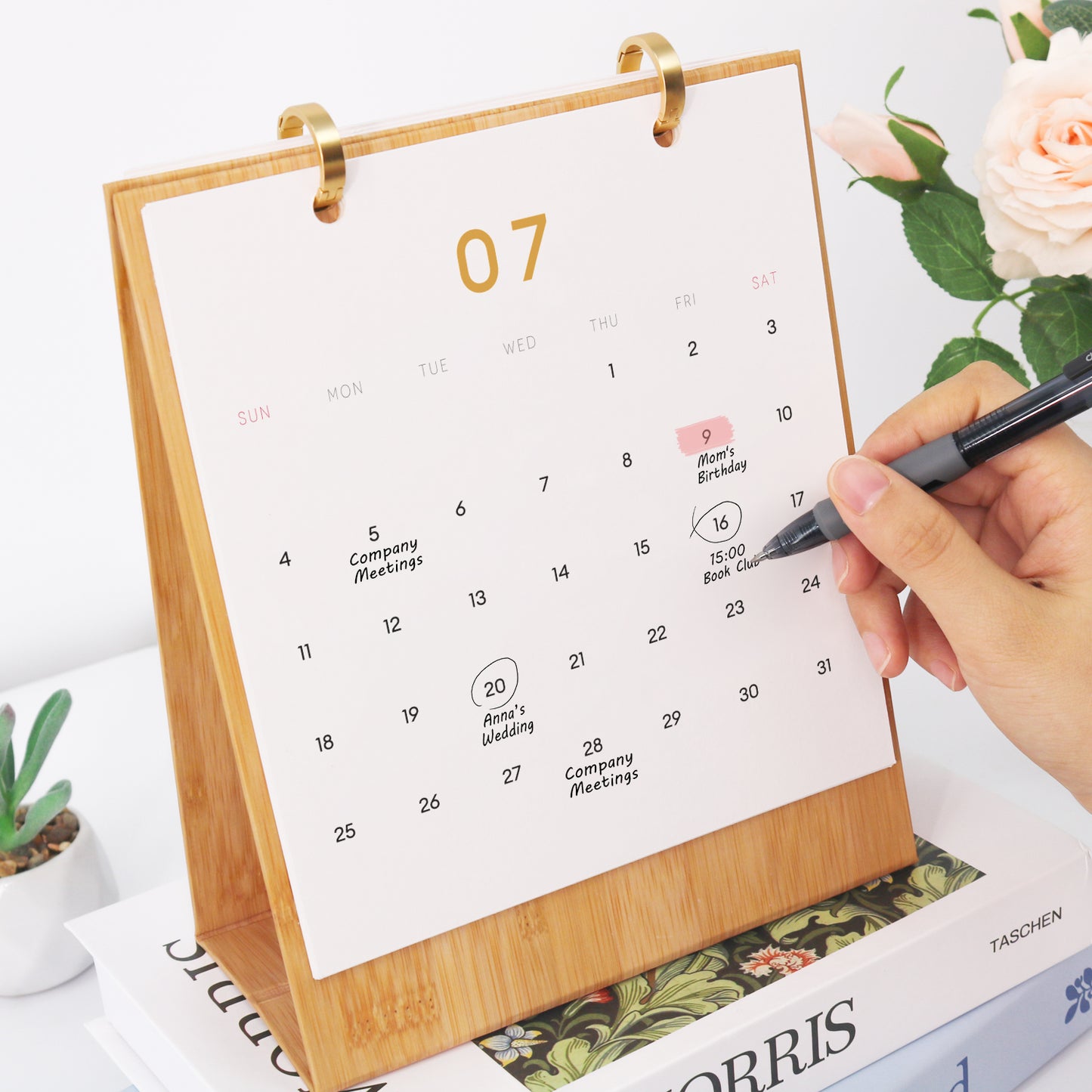 Resor-2027 Måla efter siffror-kalender