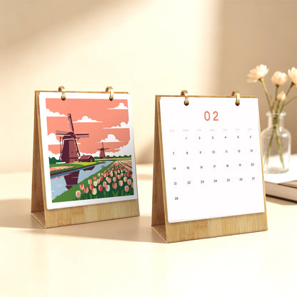 Resor-2027 Måla efter siffror-kalender