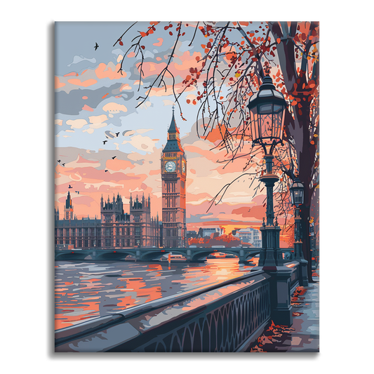 London - Måla Efter Siffror