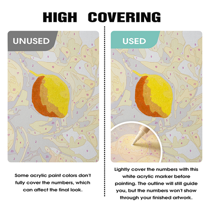 Vita akrylfärgpennor (2 st)