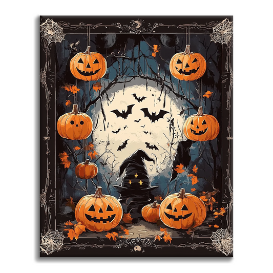 Wicked Pumpkin - Måla Efter Siffror