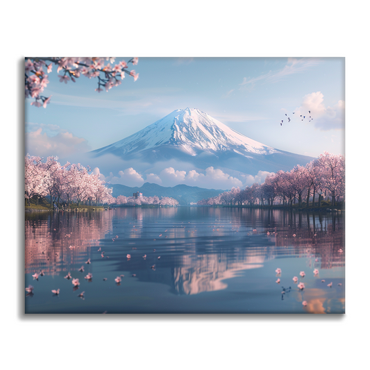 Mount Fuji - Måla Efter Siffror