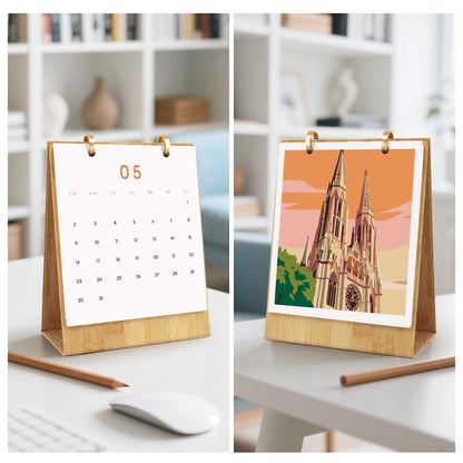 Resor-2027 Måla efter siffror-kalender
