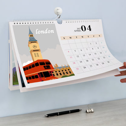 Stad-2027 Måla efter siffror-kalender