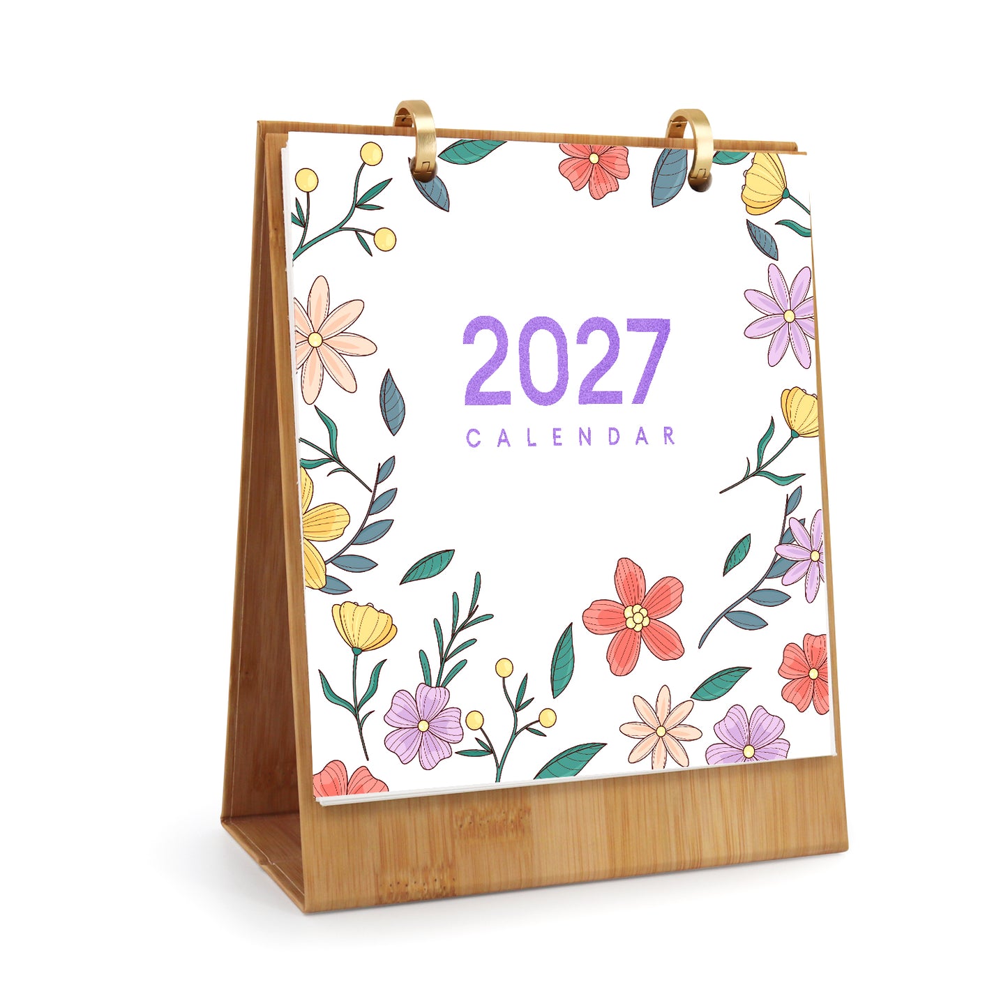 Blommor-2027 Måla efter siffror-kalender