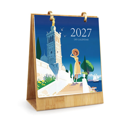 Världsresor-2027 Måla efter siffror-kalender