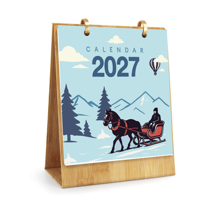 Vintage Travel-2027 Måla efter siffror-kalender