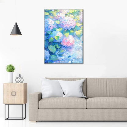 Vitt Ljus Blomma - Måla Efter Siffror
