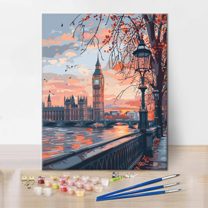 London - Måla Efter Siffror