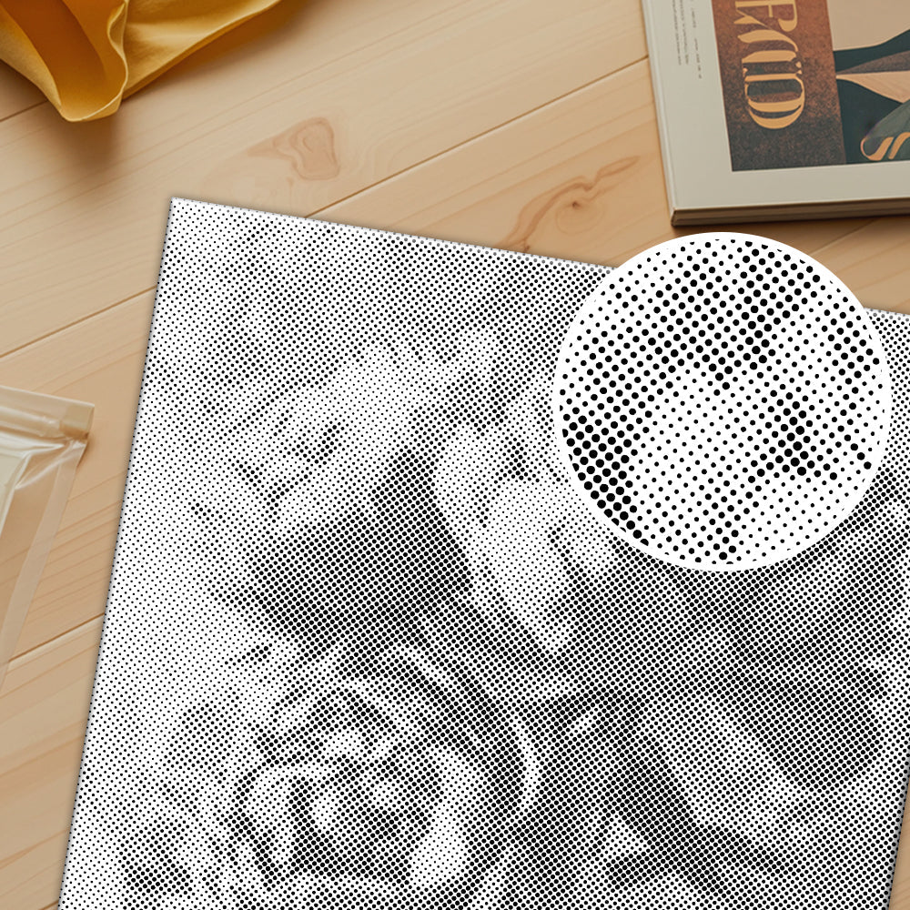 Rosa pion - Prickmålning