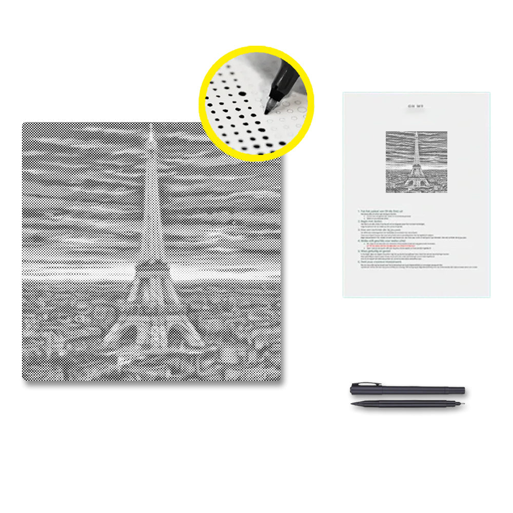 Eiffeltornet - Prickmålning