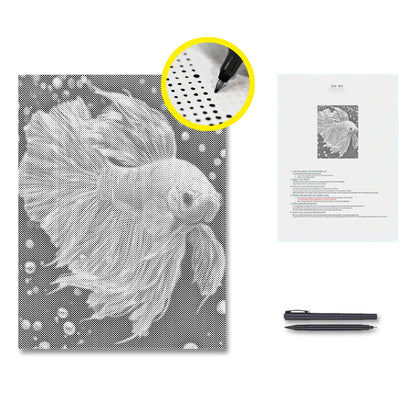 Jewlley Bettafisk - Prickmålning