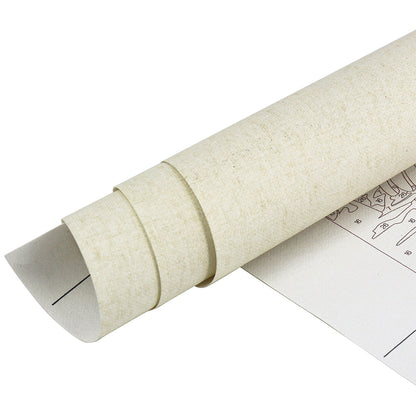 Julstrumpor vid elden - Måla efter siffror