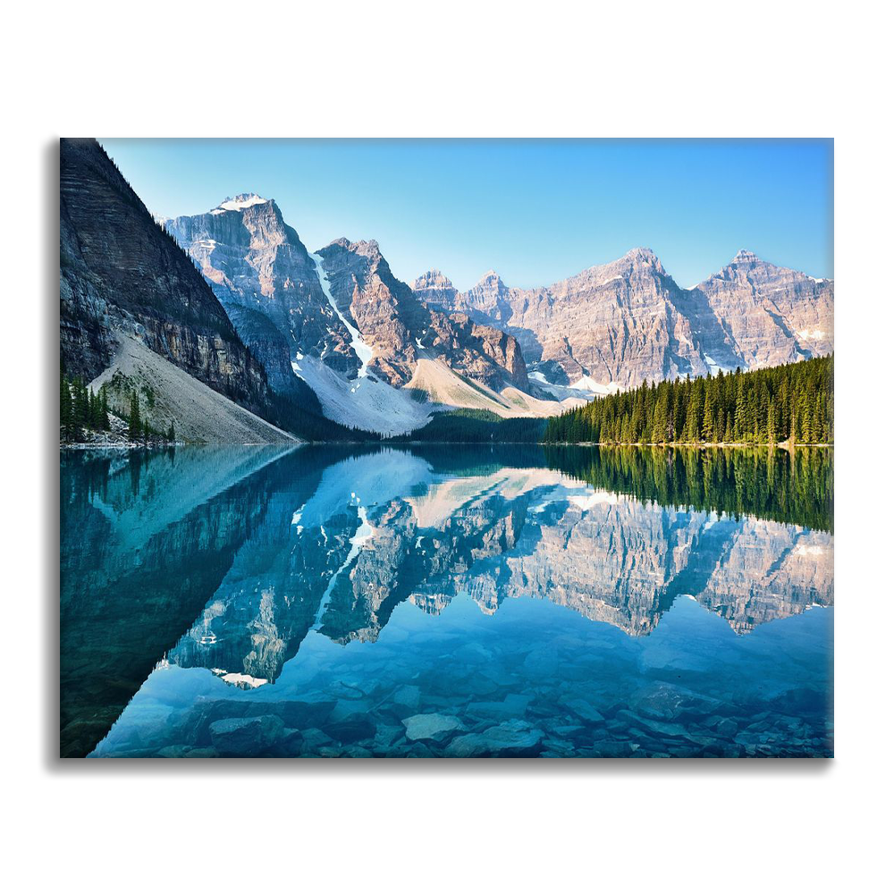 Moraine Lake - Måla Efter Siffror