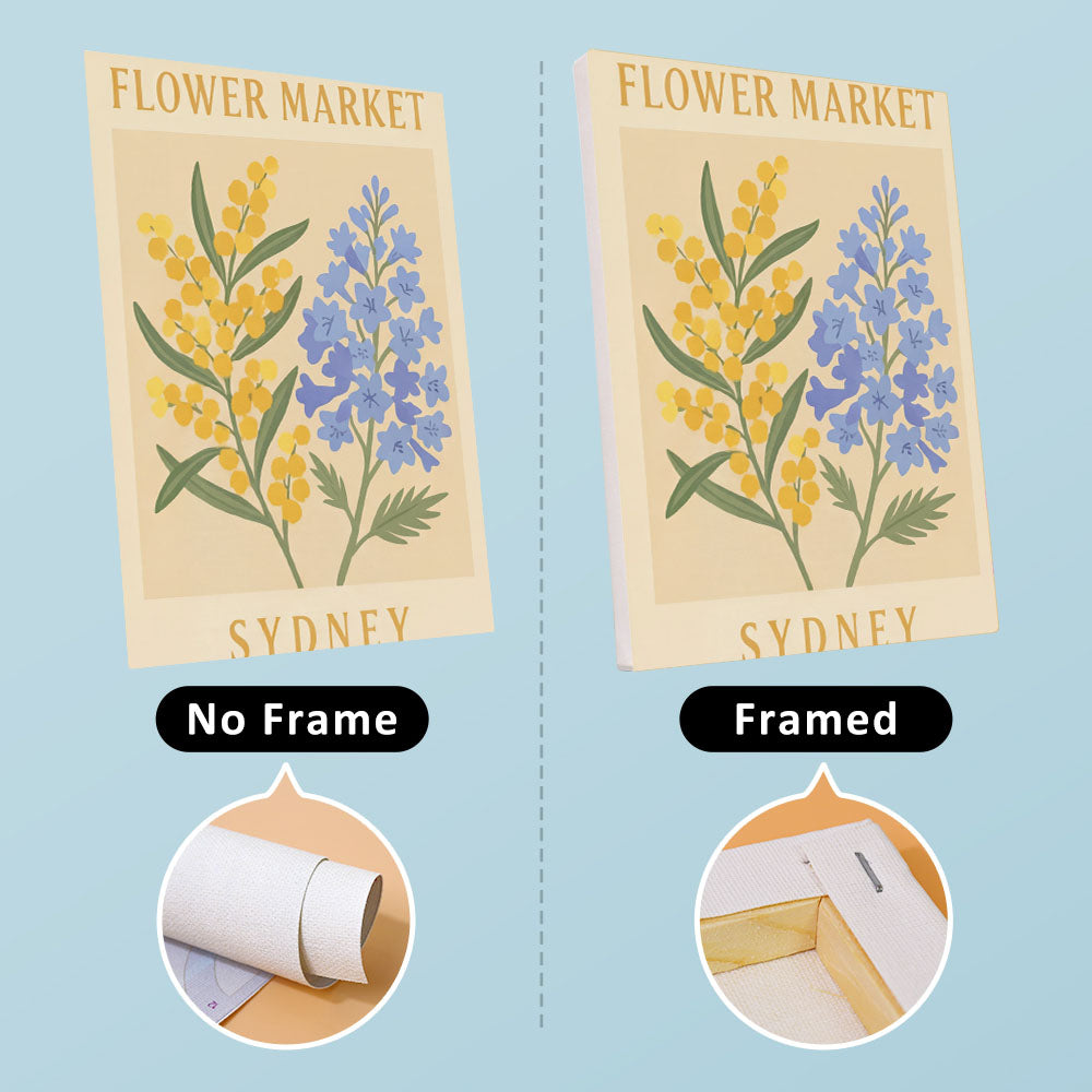 Världens blomstermarknader - Måla efter nummer